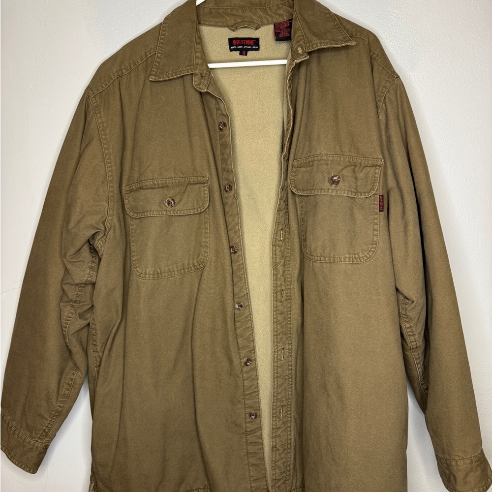 Wolverine Men's Brown Shirt Jacket Size XL